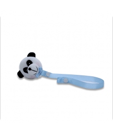 Prendedor de Chupeta Panda - Azul 